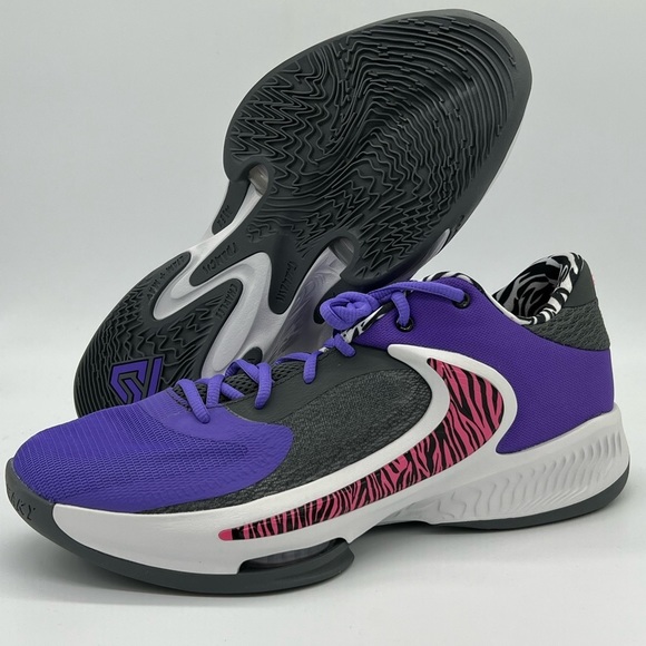 Nike Giannis Zoom Freak 4 Lightning Purple DO9680 500 Men’s Size 13 - Picture 2 of 9